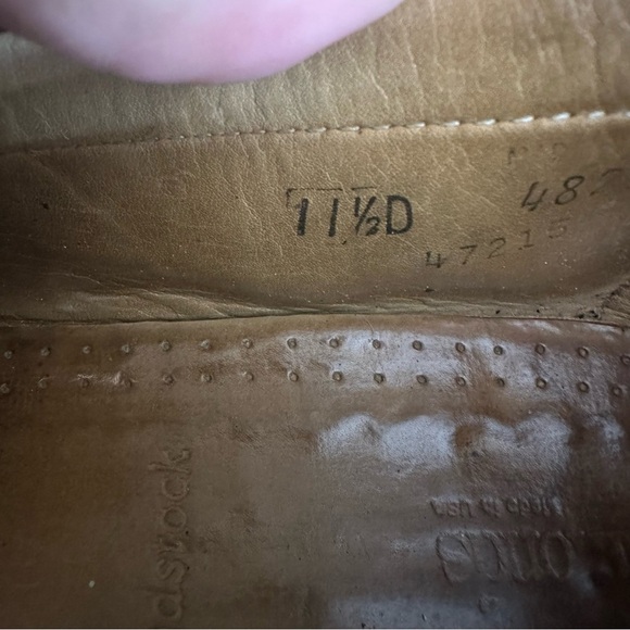 Allen Edmonds Woodstock Burgundy Black Slip-On Loafers Dress Shoes Mens Sz 11.5D - Picture 9 of 10